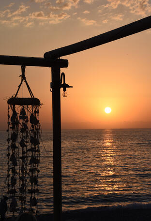 Sunset at the beach