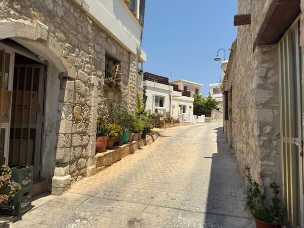 To the village